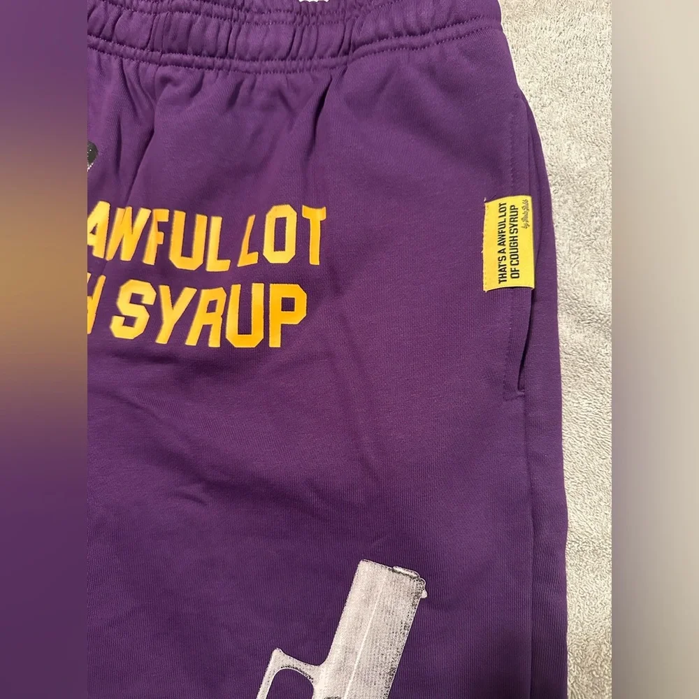 That’s A Awful Lot of Cough Syrup Glock Shorts- Purple Size M
